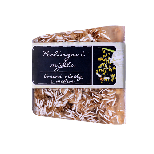 Sensitive mýdlo ovesné vločky křišťálový peeling-90g-BOTANICO